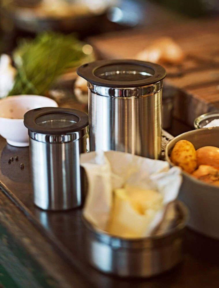 Rösle Dose Aus Edelstahl Mit Frischhaltedeckel 5 Rösle Dose Aus Edelstahl Mit Frischhaltedeckel – Bild 3