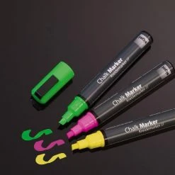 Sigel Kreidemarker Pink/grün/gelb