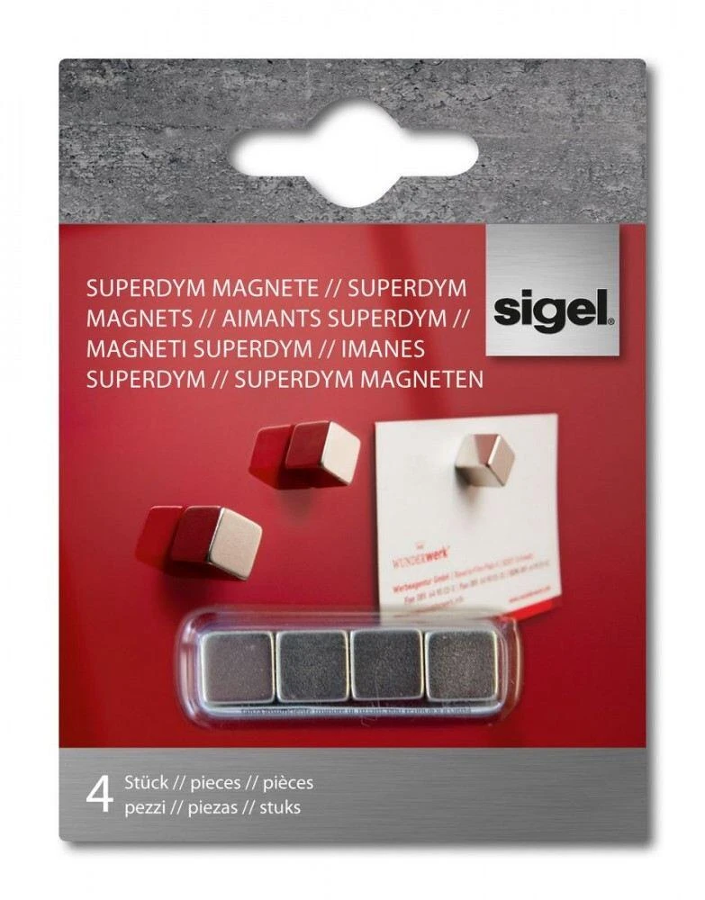 Sigel SuperDym-Magnete, 6 Stück 4 Sigel SuperDym-Magnete, 6 Stück – Bild 3