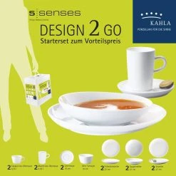 Kahla Five Senses Starterset, 14-teilig -Zassenhaus shop Five Senses 90 039 39E199 Design2Go Set 14pcs 01