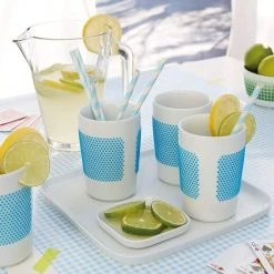 Kahla Tradition Bowl 14 Cm Rund In Blau Saks -Zassenhaus shop KAHLA Sommer Five Senses Dots cyan 2 300DPI 8 l