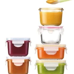 Glasslock Baby Meal Set Rechteckig, 3 Teile -Zassenhaus shop Mood Baby 1 Mixed klein l 1