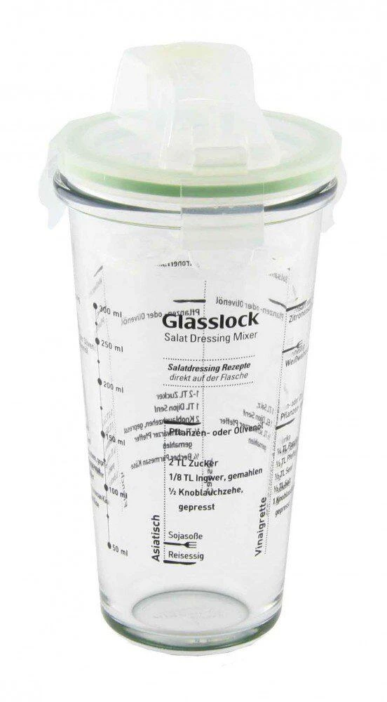 Glasslock Salad Dressing Shaker 450 Ml 3 Glasslock Salad Dressing Shaker 450 Ml