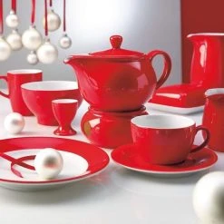 Kahla Pronto Cappuccino-Obertasse 0,25 L Rot -Zassenhaus shop Pronto Colore red 01 62 l