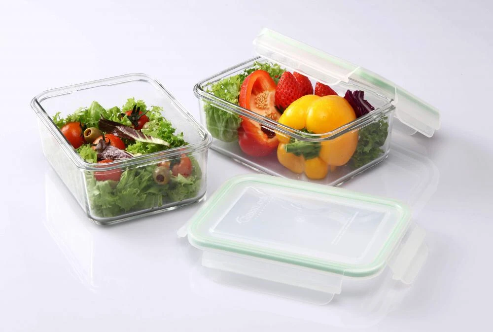 Glasslock Frischhaltebehälter Quadratisch 4 Glasslock Frischhaltebehälter Quadratisch – Bild 2