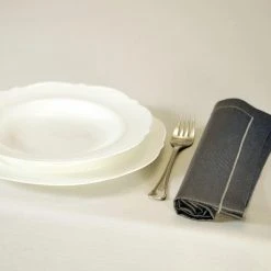 Schlitzer Leinen Tischdecke Domaine In Weiß