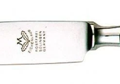 Eichenlaub Tafelmesser Uraltdeutsch In Acryl, Schwarz Matt