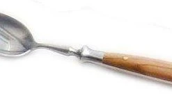 Eichenlaub Kaffeelöffel Groß Aus Olivenholz