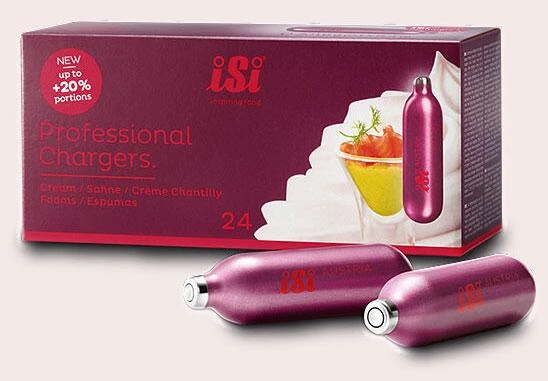 ISi Einweg-Sahnekapseln, 24er Packung 4 ISi Einweg-Sahnekapseln, 24er Packung – Bild 2